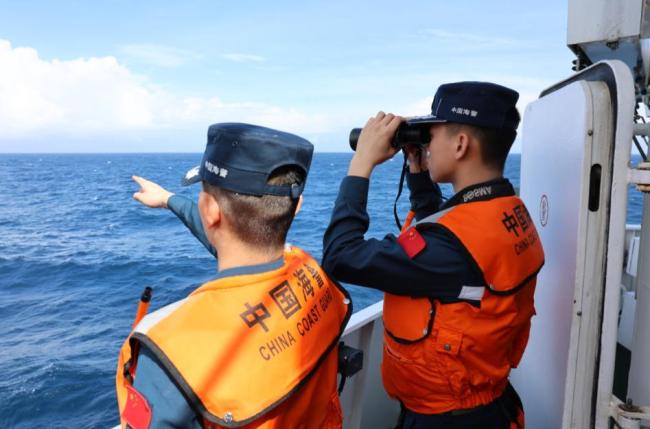 中国海警舰艇在我垂纶岛领海巡航 坚定主权宣示激发方式